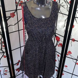Blue and Cream mini Dress Size S/M